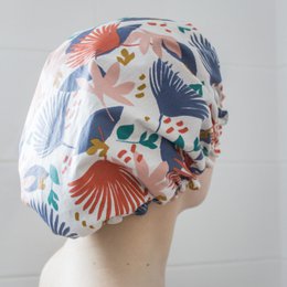 Adult shower cap for hair care or vegetable coloring