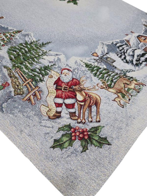 Cottage Lurex Weihnachtsdekoration in Gobelin