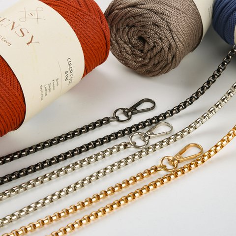 Metal Chain Strap - Box Shape