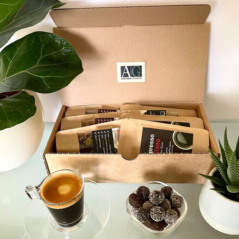 Caja de regalo de café orgánico saludable para los verdaderos amantes del café