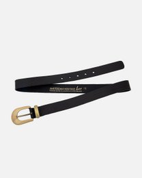 MADE TO ORDER Annie | Classic Belt with Statement Gold Buckle