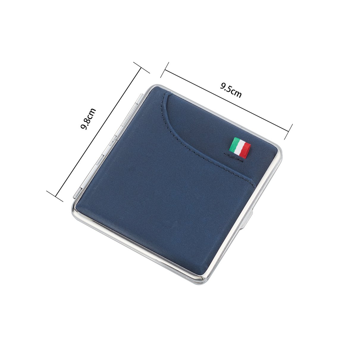 Sigarettenkokers met zak en Italiaanse vlag x12
