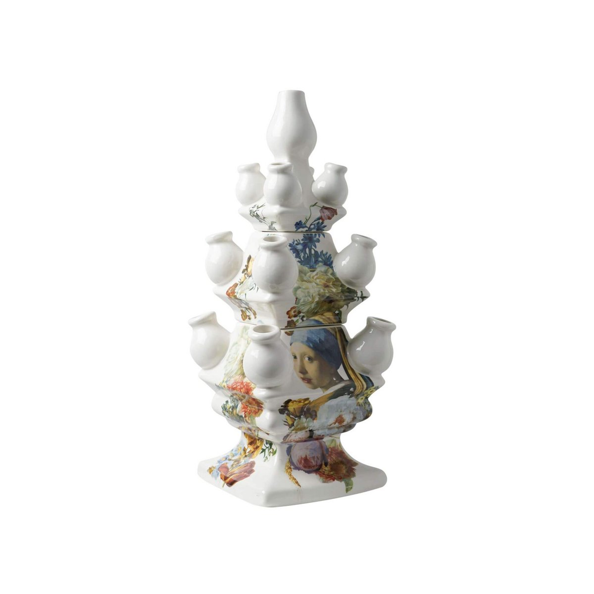 Tulpenvaas Stapelgekte - Vermeer - 40 cm