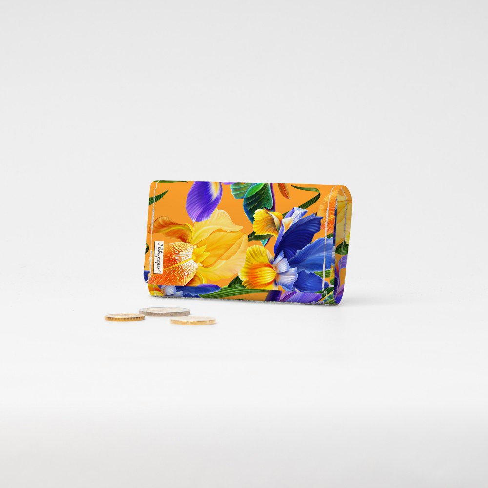 ​ PETITE ORCHID Tyvek® Faltgeldbörse