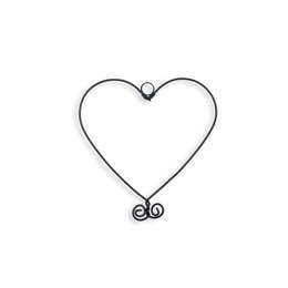Wire wall decoration "Trio Coeurs Variegés" (set of 3) to pin - Wall Jewelry