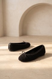 TED BLACK – Ballerina's van imitatiebont