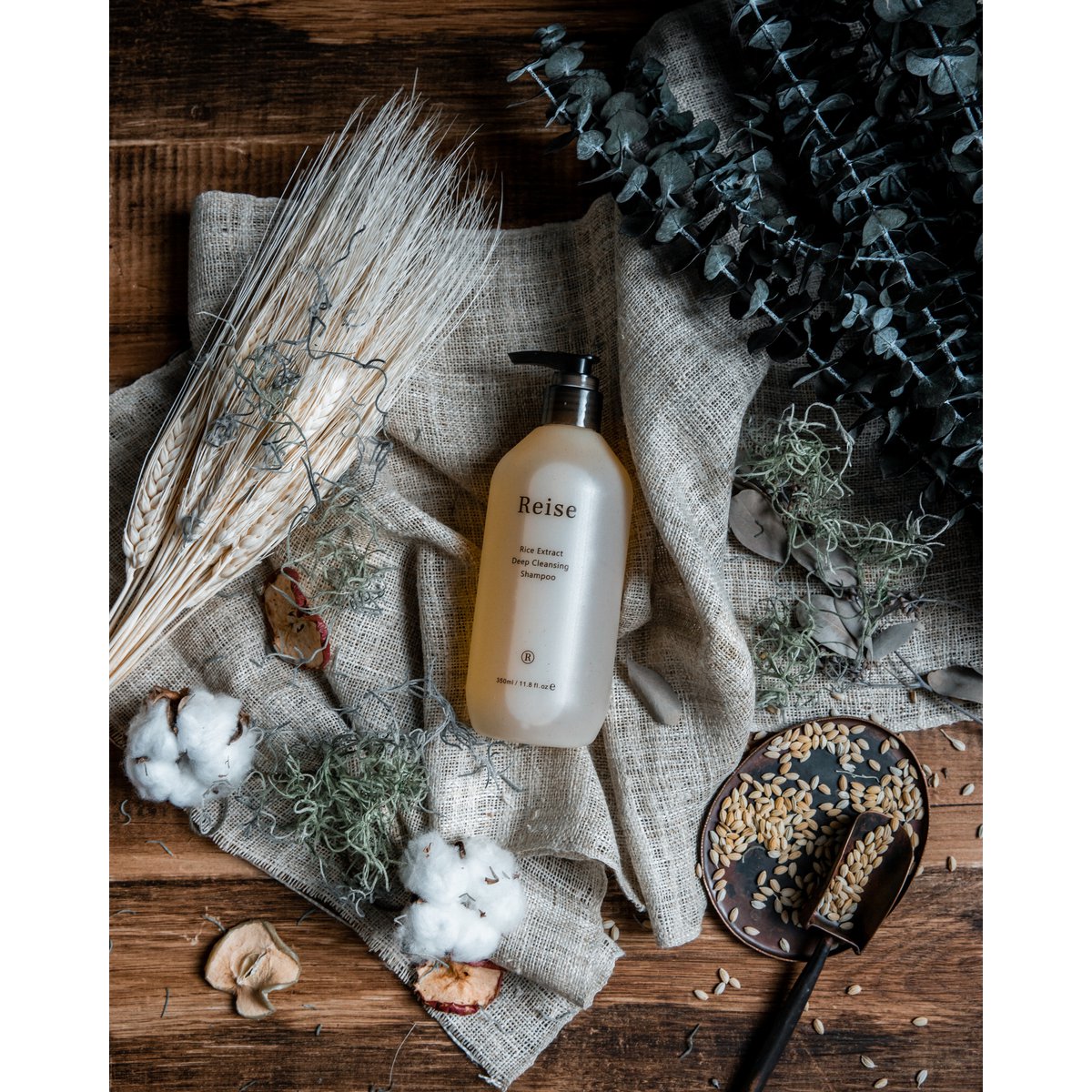 Risekstrakt dybderensende shampoo