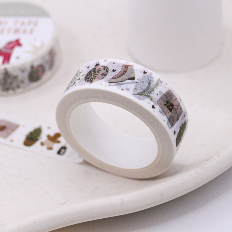 Washi Tape Christmas - Ruban adhésif Masking Tape Suède Dieu Jul