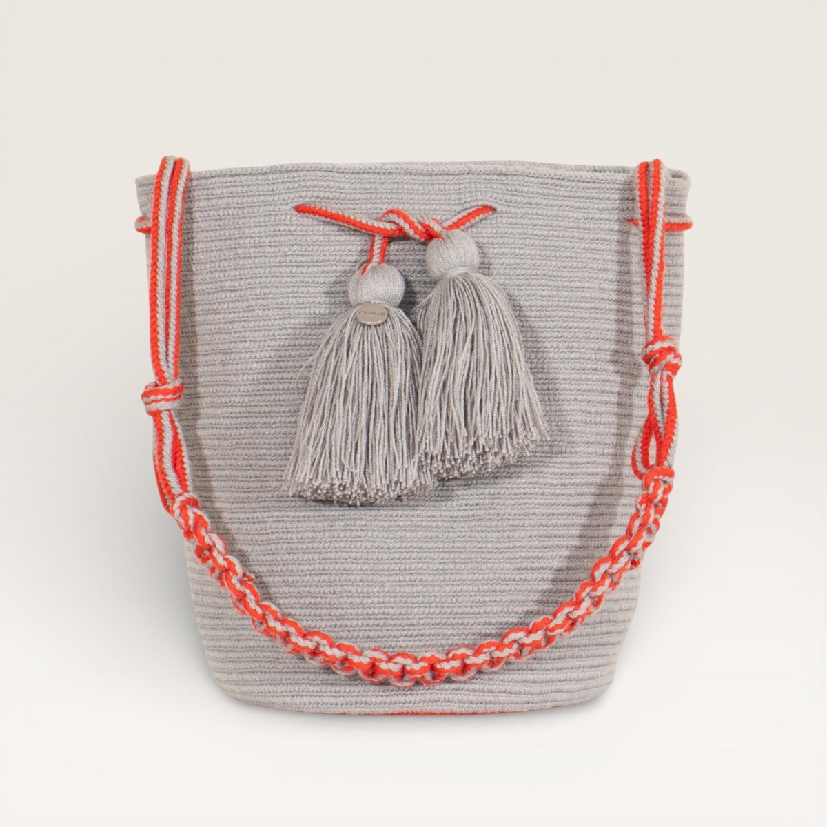 Bolso bandolera redondo liso | Libra esterlina