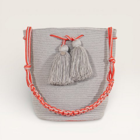 Solid round shoulder bag | Sterling