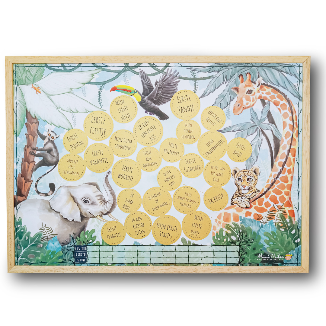 Milestone Scratch Plakat Jungle Green