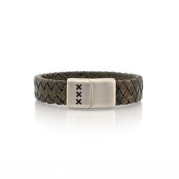 Læderarmbånd Grøn | Vondel P.