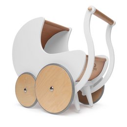 Landau de poupée Kinderfeets blanc
