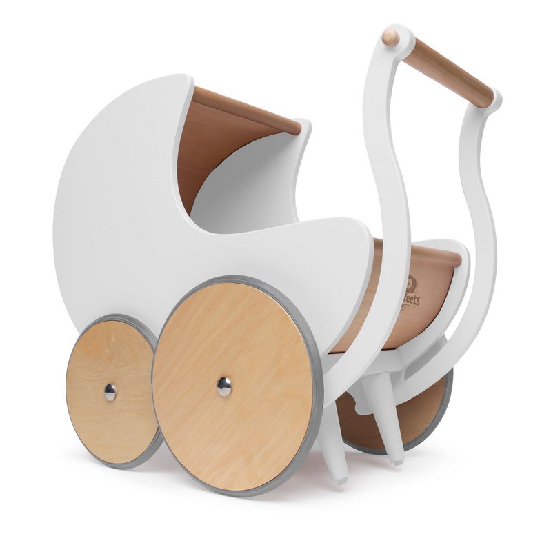 Landau de poupée Kinderfeets blanc