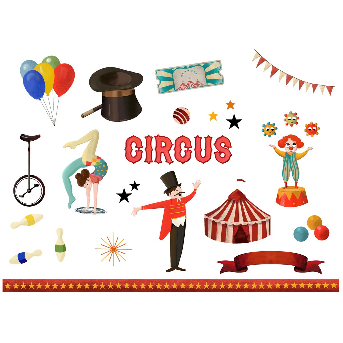 Tatuaggio temporaneo: Mini Circo