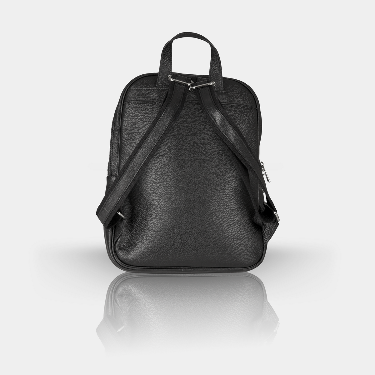 "Sokotra" leather backpack, black