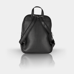 "Sokotra" Lederrucksack, Schwarz