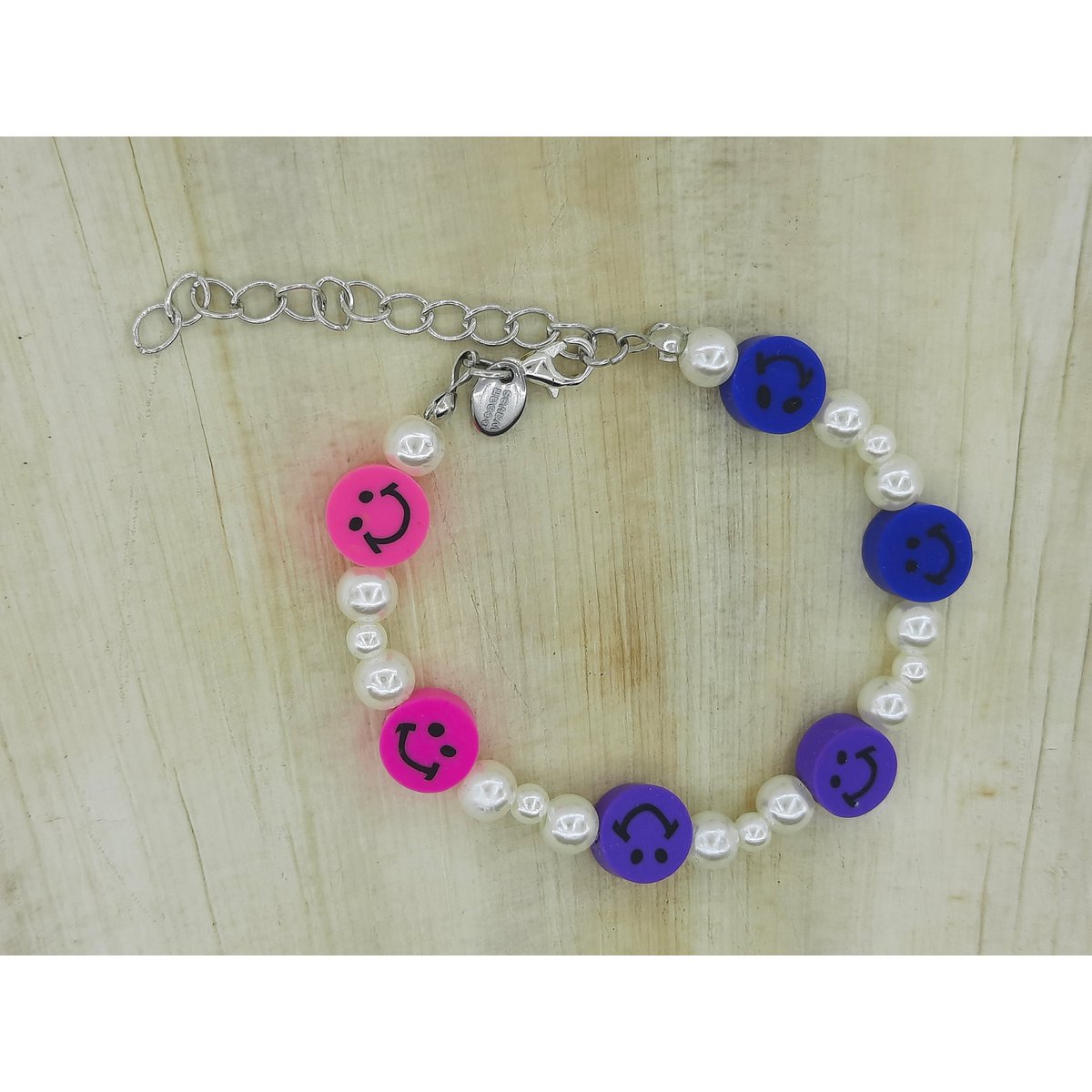 %23258 Smileyarmbånd til børn