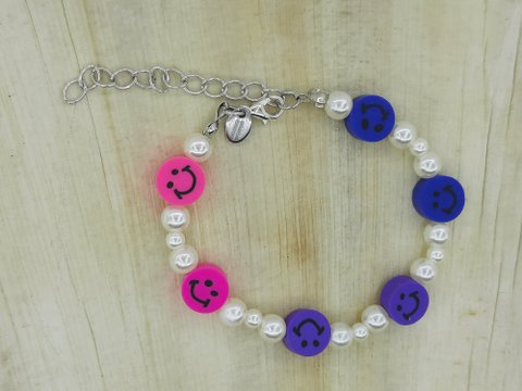 %23258 Smiley-Armband für Kinder