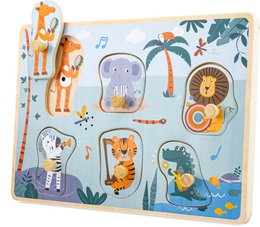 PUZZLE SONORE : JUNGLE MUSICALE (6 pcs)