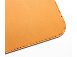 Roll-up måtte Sigel gul-grå, 800x300x2 mm imiteret læder, dobbeltsidet