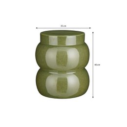 Bijzettafel Vendi Donkerbruin