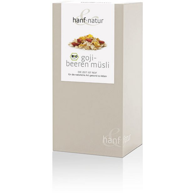 Hemp muesli with goji berries