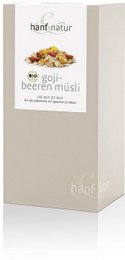 Hemp muesli with goji berries