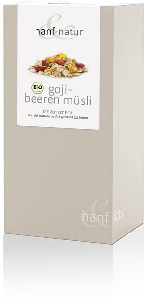 Hemp muesli with goji berries