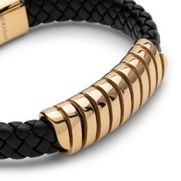 Pulsera de cuero "Helix"