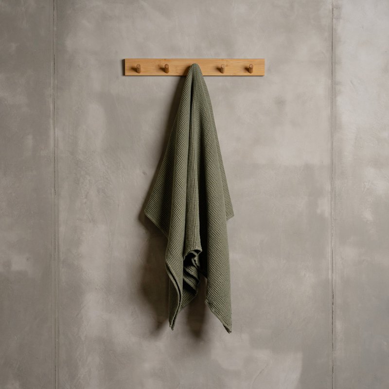 Serviette de bain gaufrée 100x140