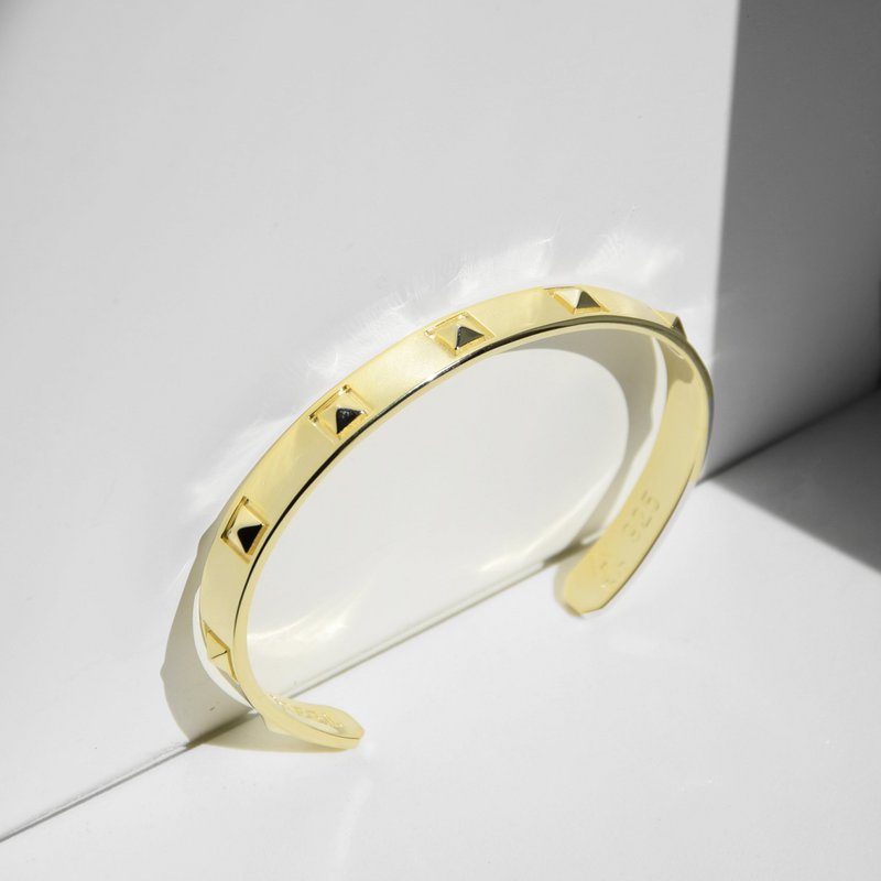 Armreif ROCKSTAR | 925 SILBER | vergoldet