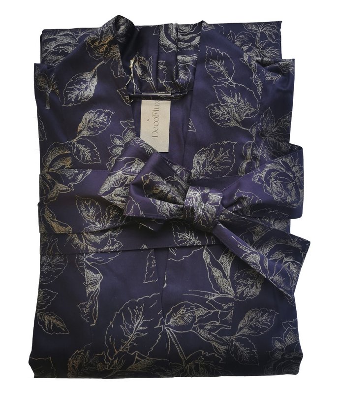 Bademantel Kimono Rose Line