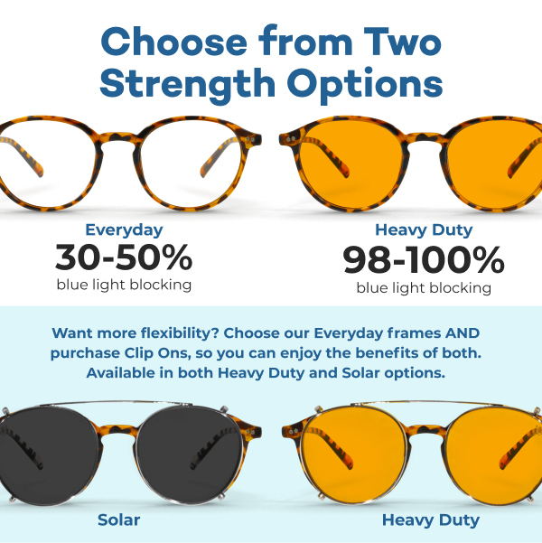 Lennon Blue Light Glasses - Everyday Lens (Skildpaddeskal)
