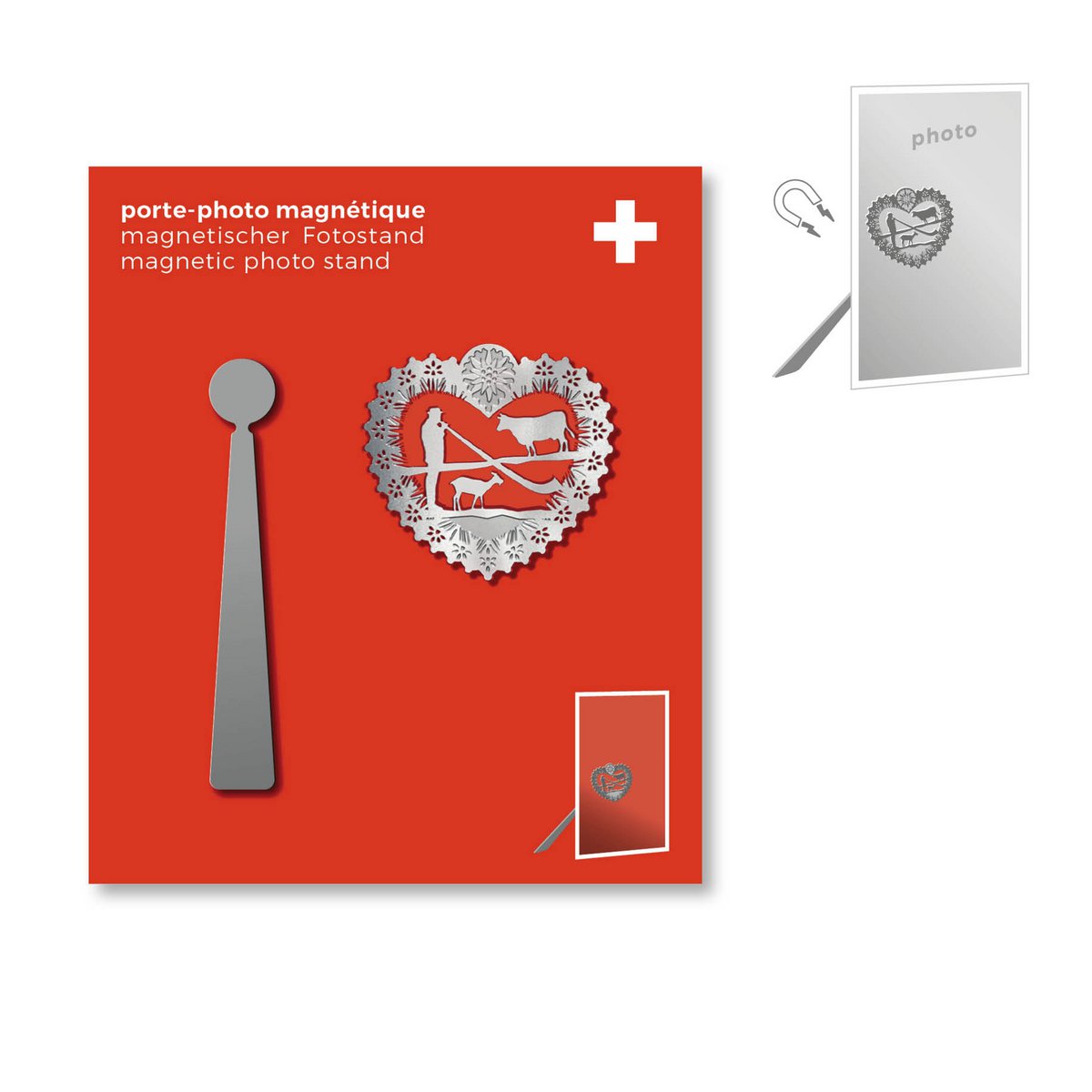 Magnetic metal photo holder - poya