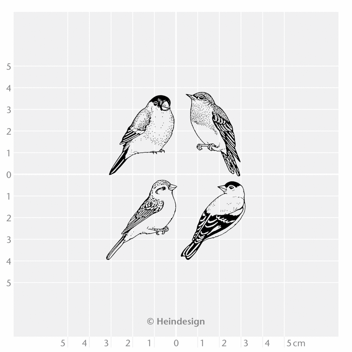 Stamp: Judi-Kins Four Birds