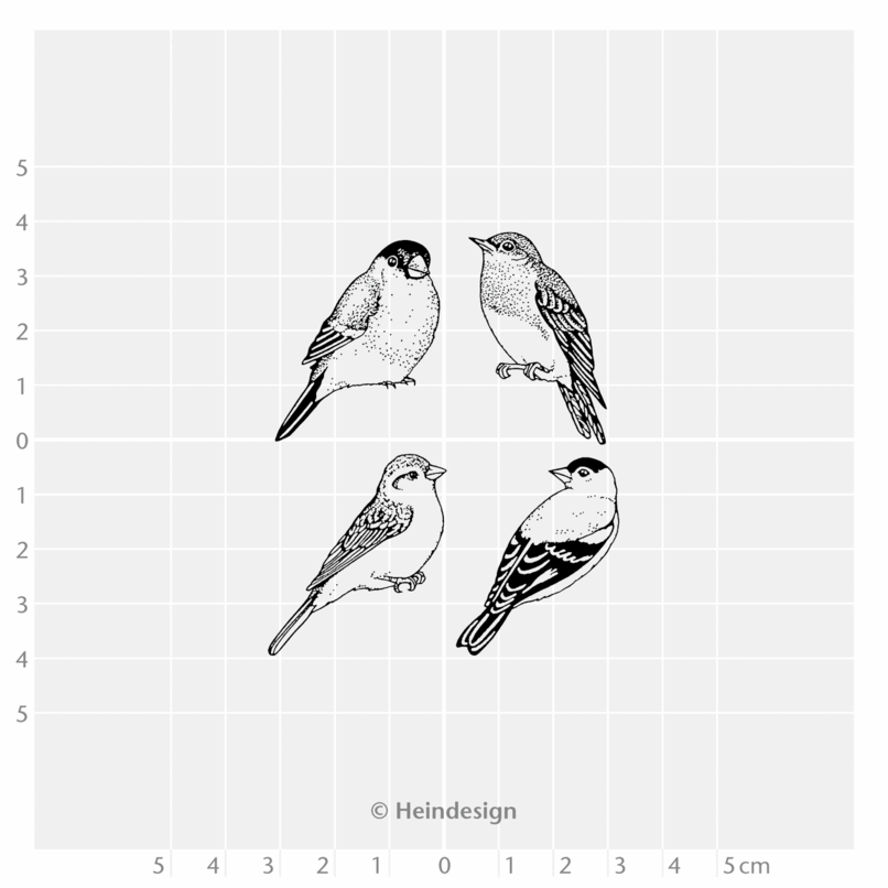 Stempel: Judi-Kins Four Birds