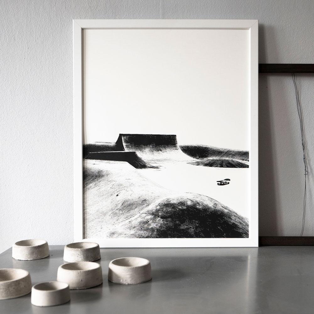 Konkrete Landschaft I - Siebdruck