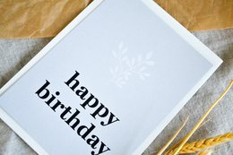 Cartolina "Buon compleanno"