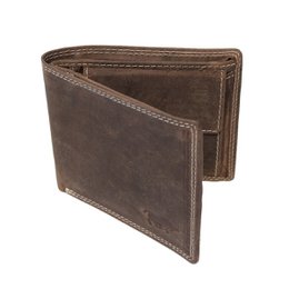 Herrenbrieftasche aus Büffelleder – Kompaktmodell – RFID