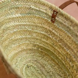 Shopper Marin - Handgemachte Basttasche