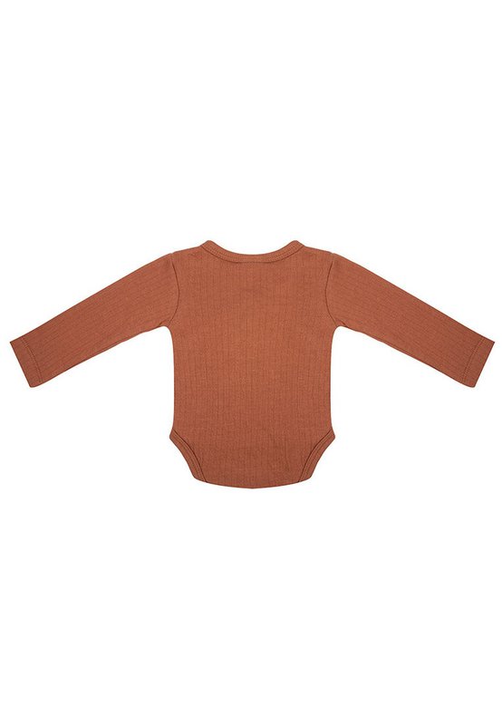 Body a maniche lunghe - Marrone ambra