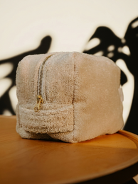 Pamukia GOTS Organic Cotton Terry Toiletry Bag 15 × 25 cm | Essence Collection