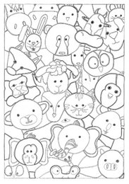 Poster da colorare libro 1 A3