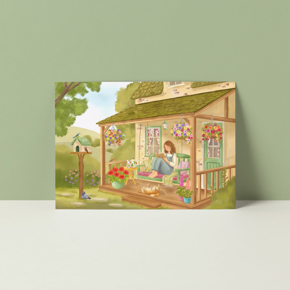 Postcard | Green oasis