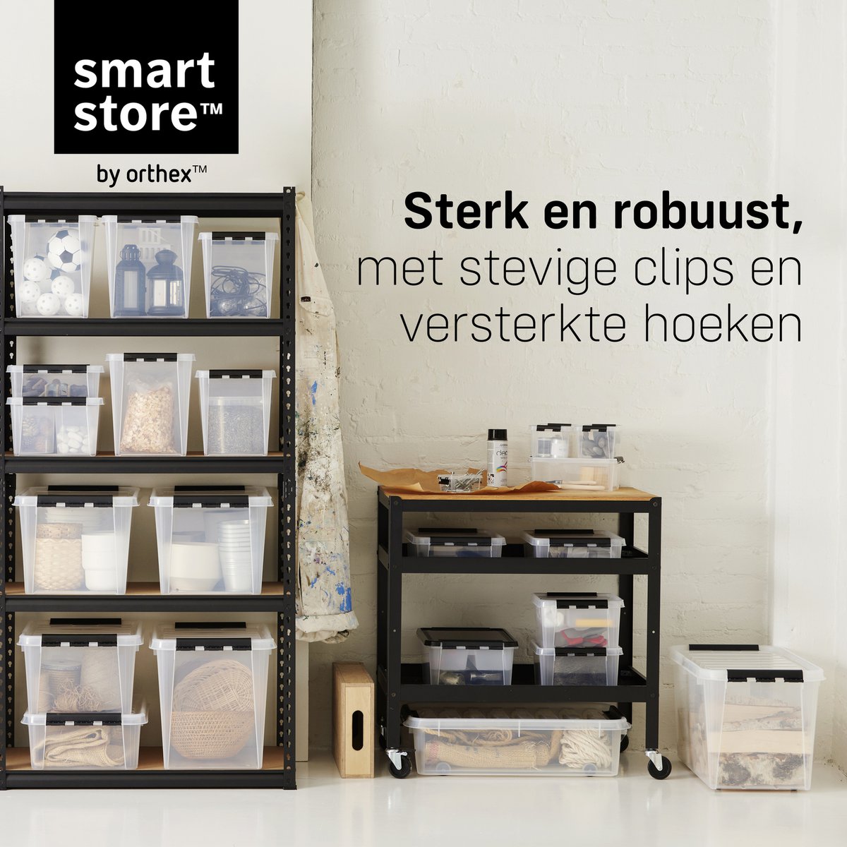 Smartstore - Classic 50 Storage box 52 liters - Transparent