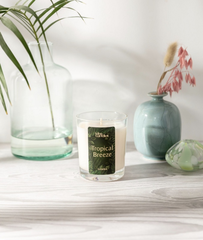 Kokoswas geurkaars Tropical Breeze