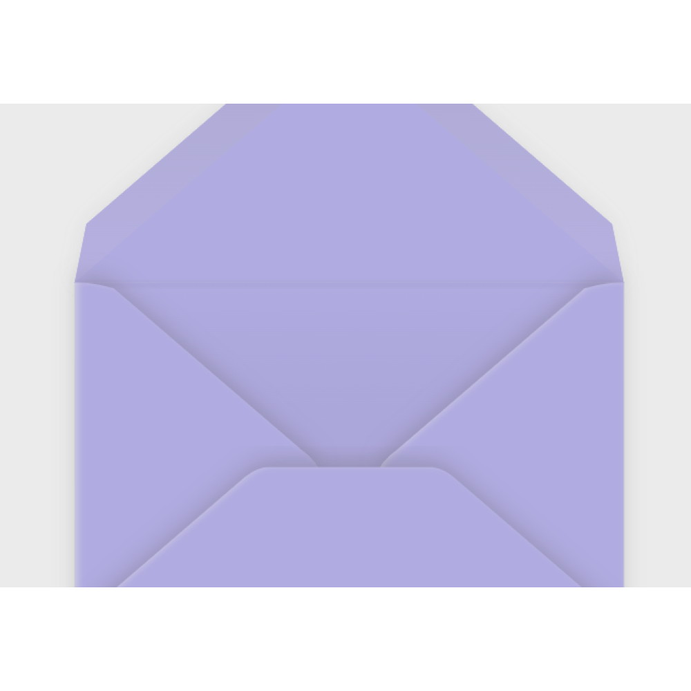 5x lila envelop