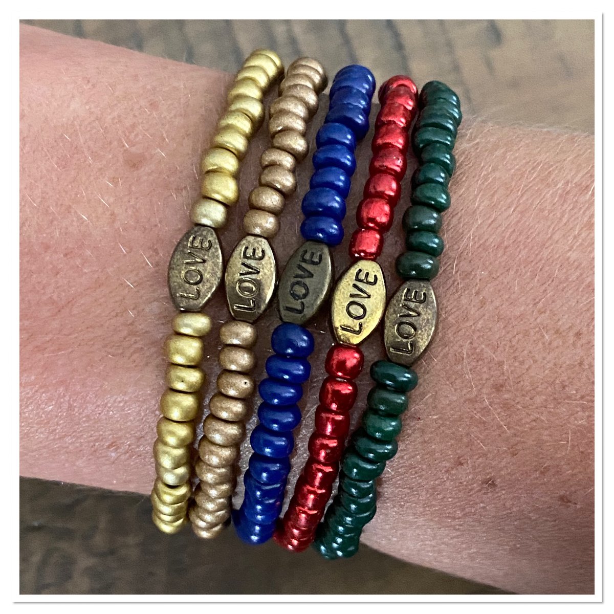 Las pulseras transmiten amor