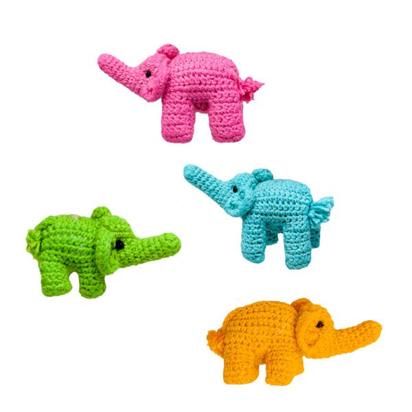 Gehaakte kleine olifant accessoire